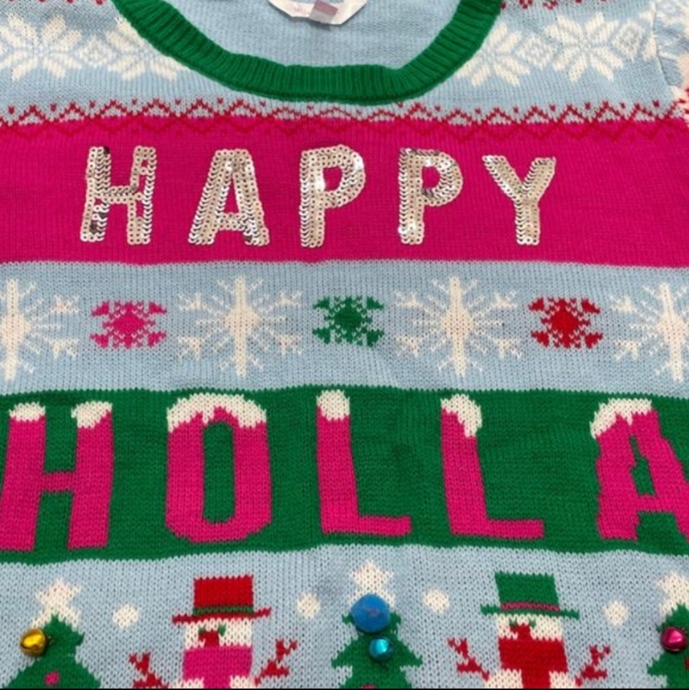 No Boundaries Multicolored Bright "Happy Holla Da… - image 3